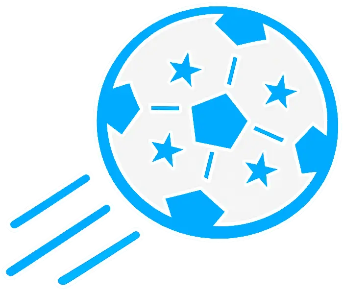 Children playing soccer at academy