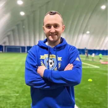 Volodymyr Pronevych youth football coach